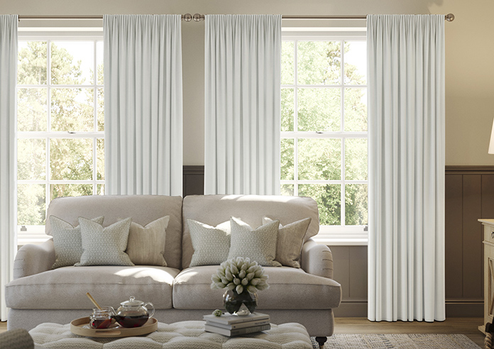 Odessa Velvet, Frost - Made to Measure Curtains - Image 3